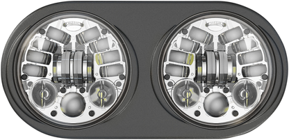 Custom Dynamics Chrome ProBEAM LED Dual Headlight 1998-2013 Harley Touring