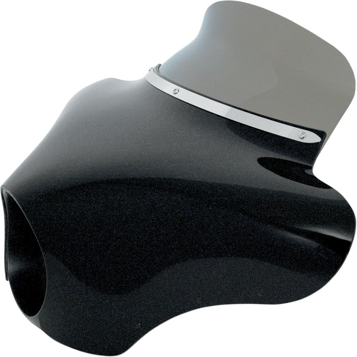 Memphis Shades Batwing Fairing 6.5" Smoke Spoiler Windshield For Harley Davidson