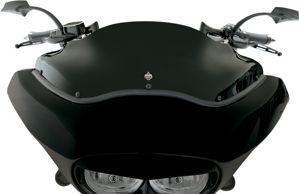 Klock Werks Black 8" Flare Windshield for 1998-2013 Harley Road Glide