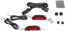 Custom Dynamics LED Red Luggage Rack Taillight Kit 2014-2024 Harley Touring