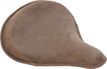 Drag Specialties Large Spring Distressed Brown Solo Seat for Harley Davidson