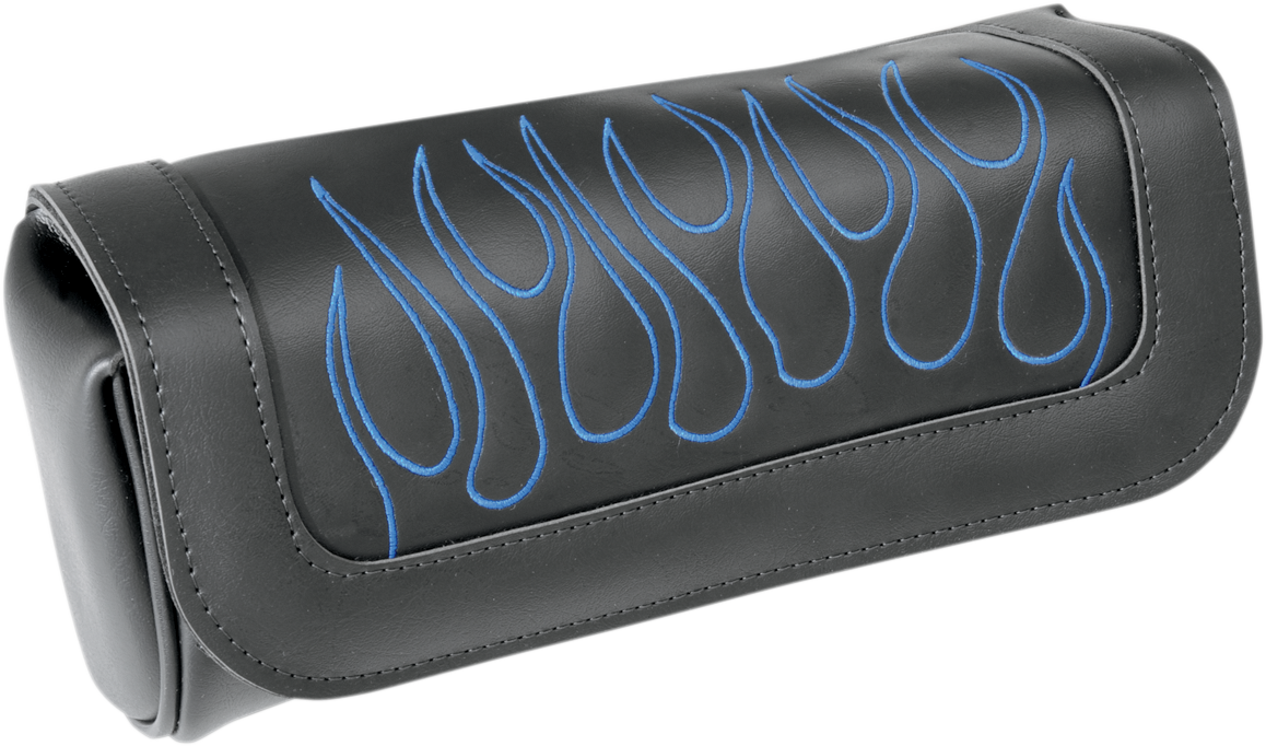 Saddlemen Black Blue Flame Hightwayman Tattoo Tool Bag Pouch For Harley Davidson