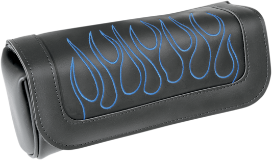 Saddlemen Black Blue Flame Hightwayman Tattoo Tool Bag Pouch For Harley Davidson