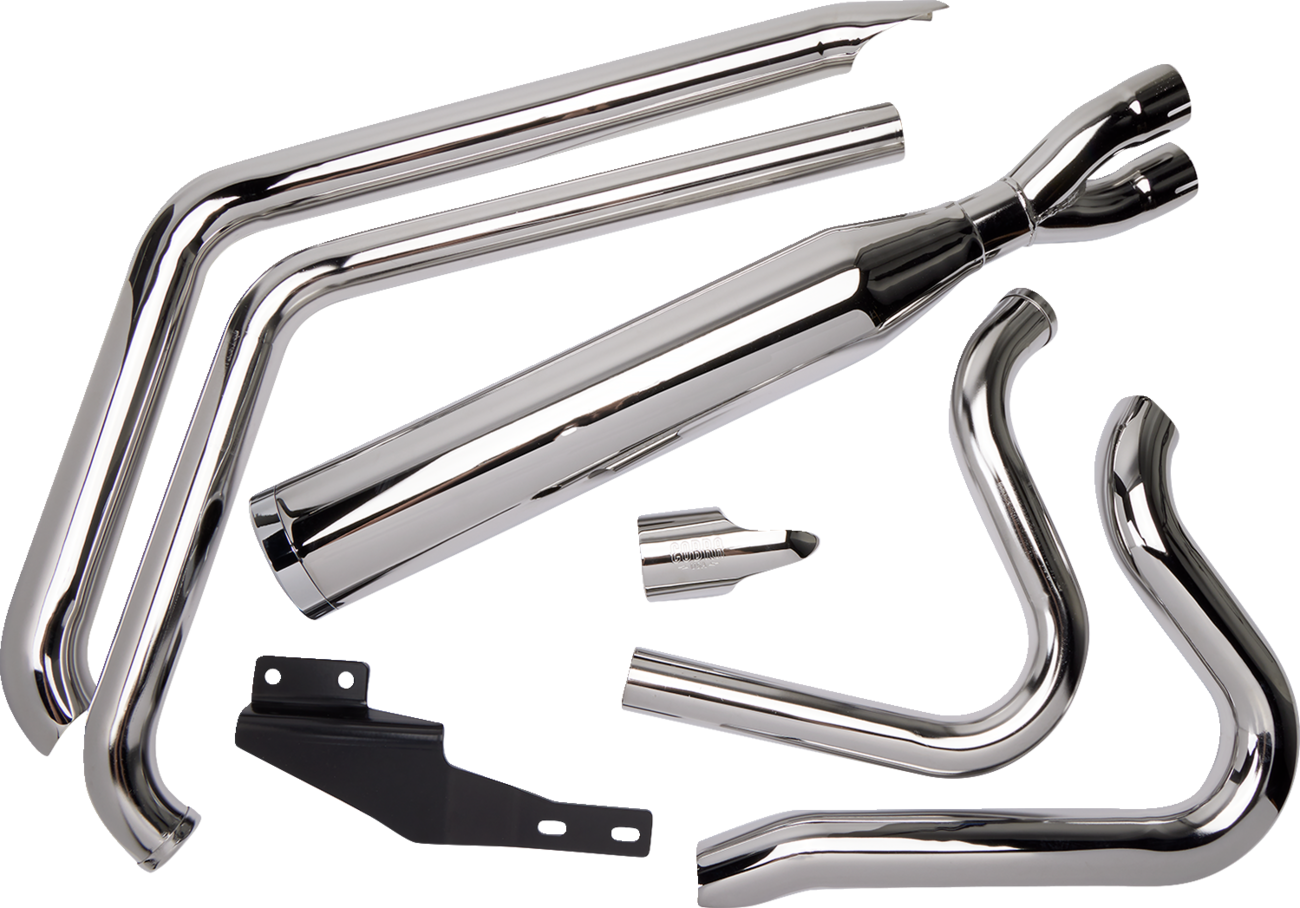 Cobra Power 2:1 Exhaust fits 1986-2006 Harley Softail Fat Boy Night Train