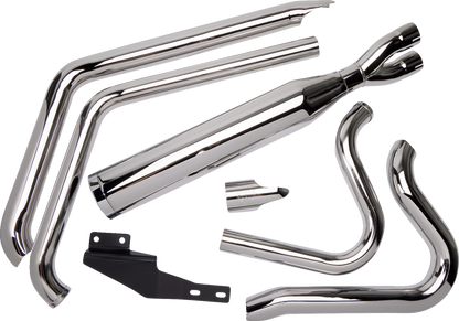 Cobra Power 2:1 Exhaust fits 1986-2006 Harley Softail Fat Boy Night Train