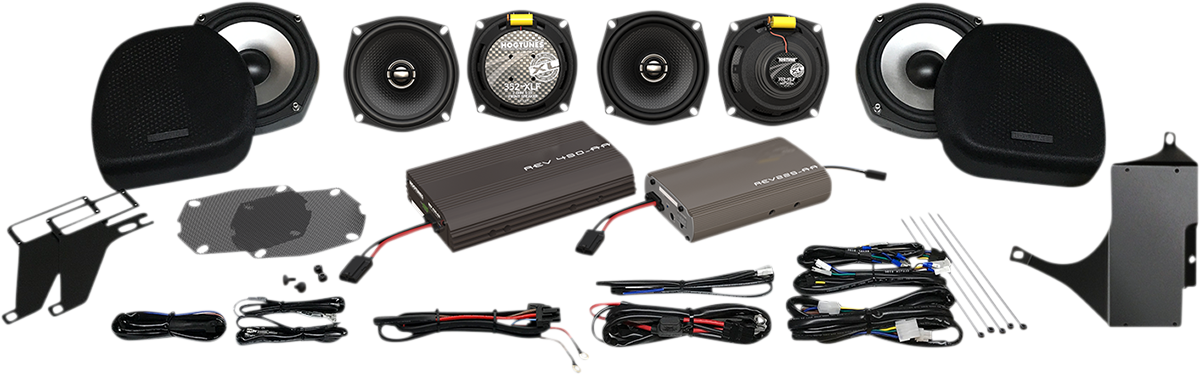 Hogtunes Ultra 6 Pack XL Speaker & Amp Kit 2005-2013 Harley FLHTCU FLHTCUTG