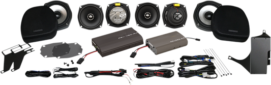 Hogtunes Ultra 6 Pack XL Speaker & Amp Kit 2005-2013 Harley FLHTCU FLHTCUTG