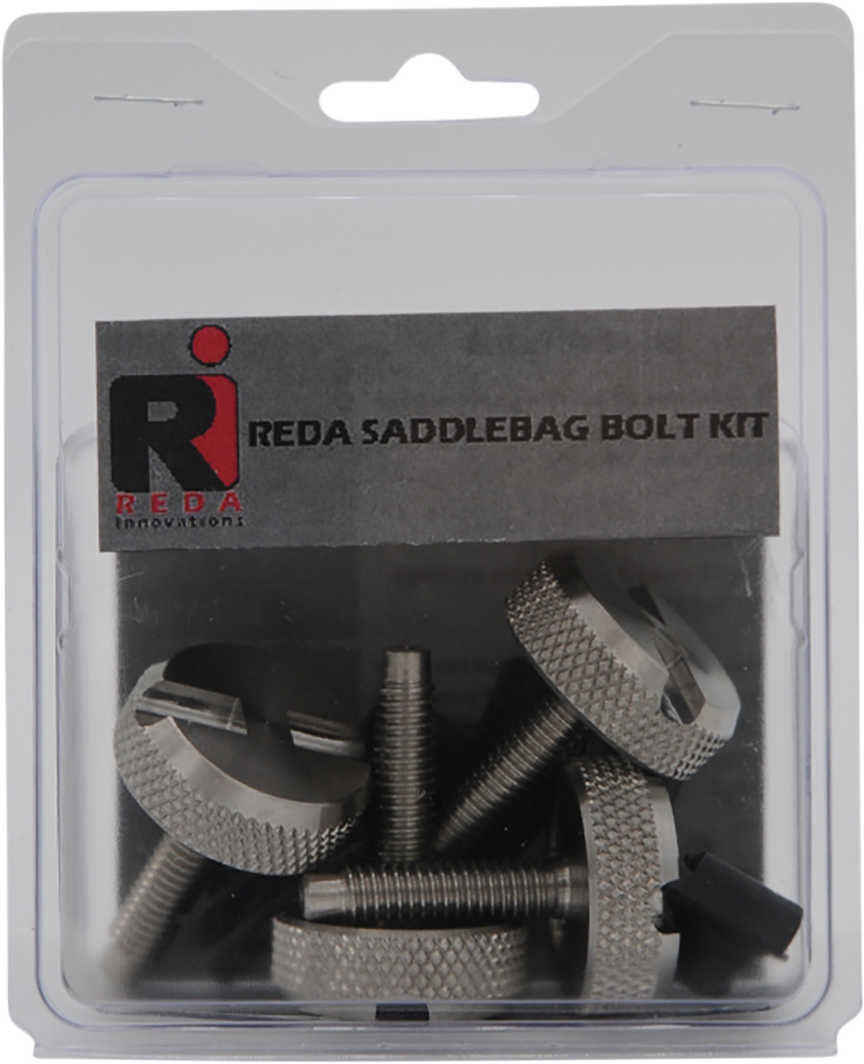 Reda Gray Rear Hard Saddleback Locking Kit 1983-22 Harley Touring FLHX FLHR FLTR