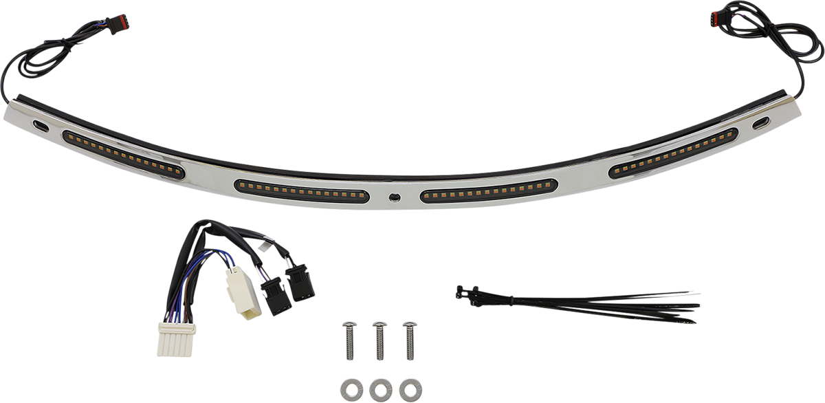 Custom Dynamics LED Turn Signal Fairing Windshield Trim 1996-2005 Harley Touring