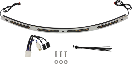 Custom Dynamics LED Turn Signal Fairing Windshield Trim 1996-2005 Harley Touring