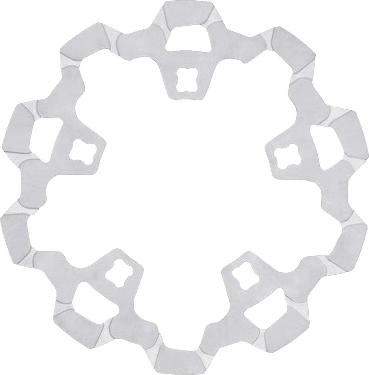 Lyndall Racing Enforcer Silver Front Brake Rotor for 2014-2023 Harley Davidson