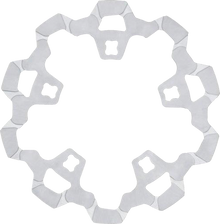 Lyndall Racing Enforcer Silver Front Brake Rotor for 2014-2023 Harley Davidson