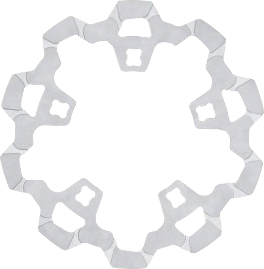 Lyndall Racing Enforcer Silver Front Brake Rotor for 2014-2023 Harley Davidson