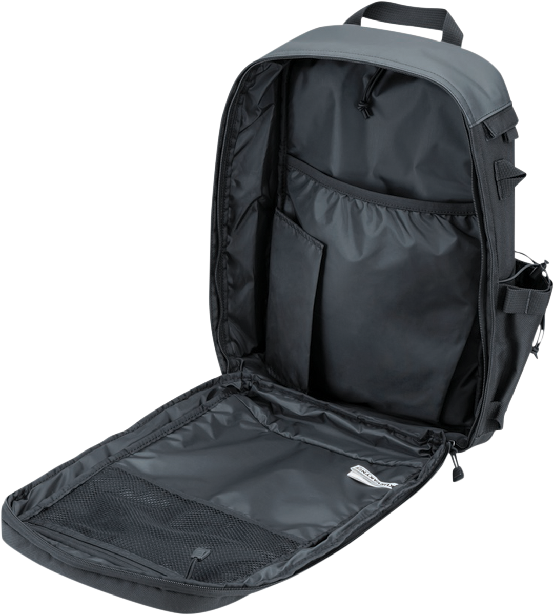 Kuryakyn 5257 Black Momentum Runaway Motorcycle Riding Street Casual Backpack