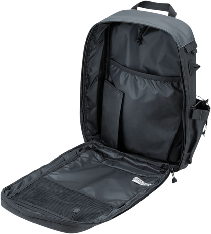 Kuryakyn 5257 Black Momentum Runaway Motorcycle Riding Street Casual Backpack