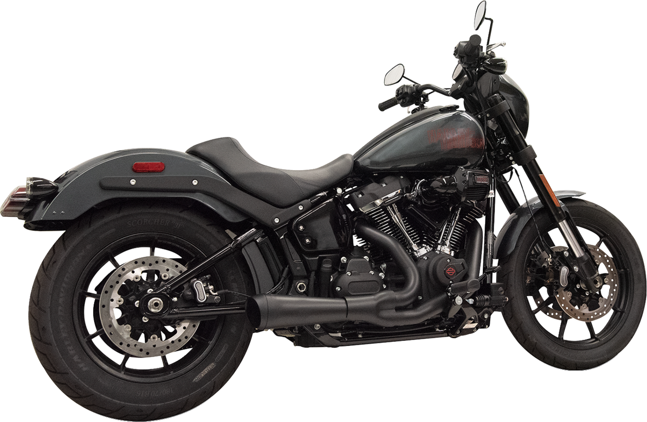 Bassani Ripper 2-1 Black Exhaust System for 2025-2026 Harley Softail FXBB FXLRS