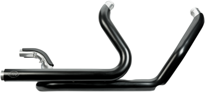 S&S Power Tune Black Head pipes for 2017-2022 Harley Davidson Touring FLHX FLHR
