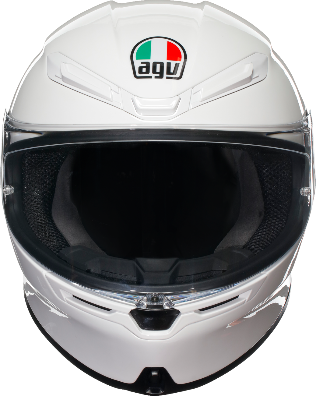 AGV K6 S Solid White Unisex Adult Full Face Street Harley Motorcycle Helmet