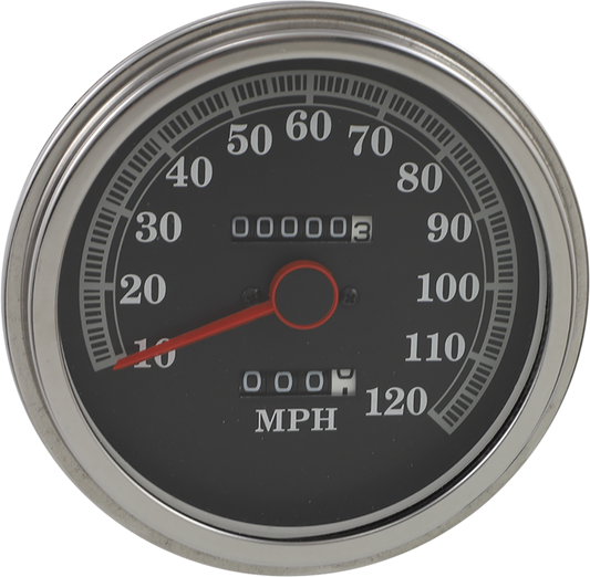 Drag Specialties 5" Black Speedometer Speedo 1984-1990 Harley Softail FXWG FXST