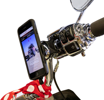 Klock Werks iOmounts Handlebar Phone Mount Kit 1996-2023 Harley Softail Models