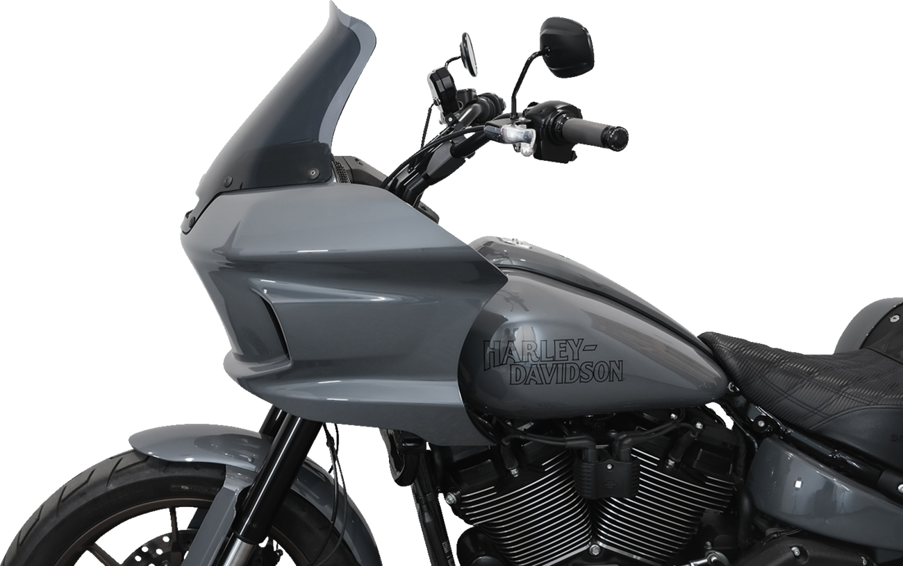 Klock Werks 10" Flare Dark Smoke Windshield for 2022-2024 Harley Softail FXLRST