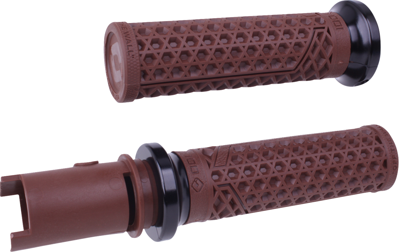 ODI Vans Dark Brown 1" Lock On Hand Grips for 2023-2025 Harley Touring Softail