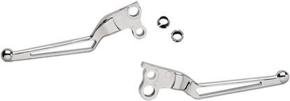 Drag Specialties Chrome Stealth Clutch Brake Lever Set 1982-1995 Harley Dyna