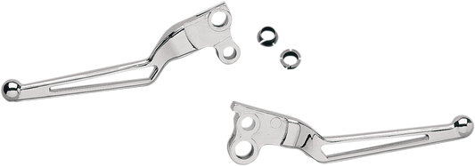 Drag Specialties Chrome Stealth Clutch Brake Lever Set 1982-1995 Harley Dyna
