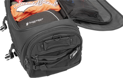 Saddlemen Black Textile Mesh TR3300DE Tactical Motorcycle Rack Bag for Harley