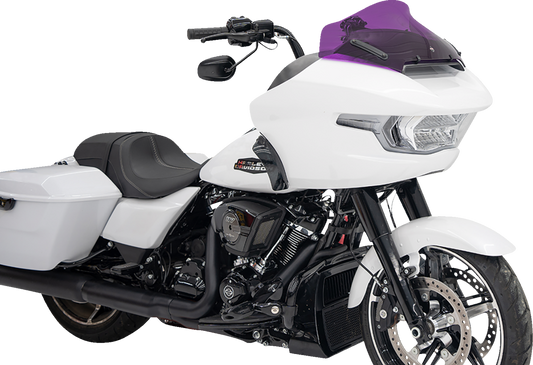 Klock Werks Kolor Flare 10" Purple Windshield for 2023-2025 Harley Road Glide