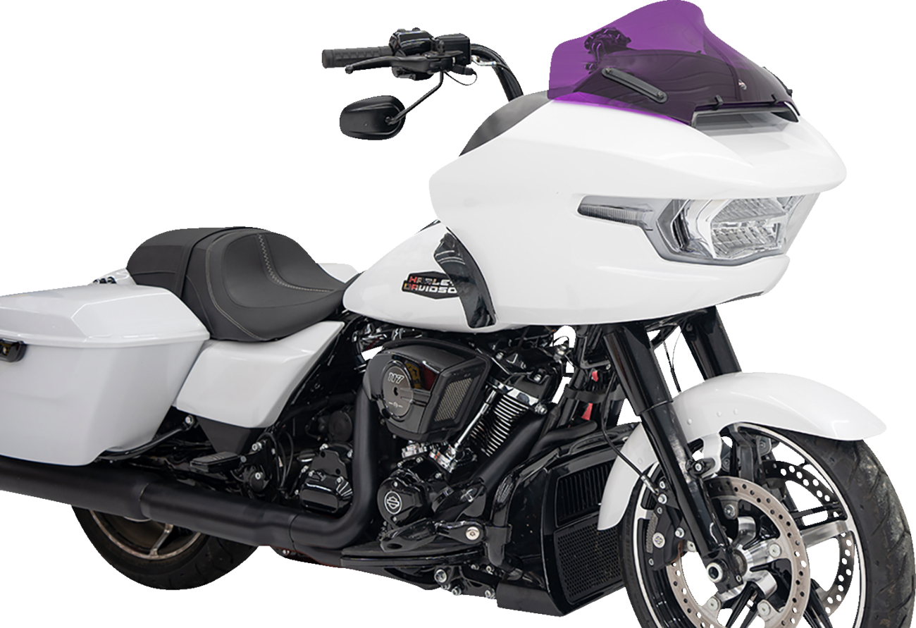 Klock Werks Kolor Flare 10" Purple Windshield fits 2023-2025 Harley Road Glide