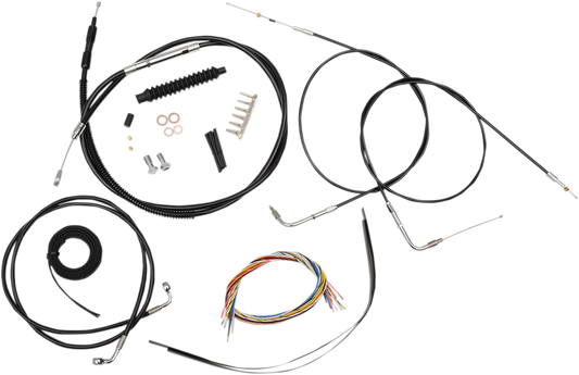 La Choppers 12"-14" Ape Hanger Handlebar Cable Kit 2007-2013 Harley Sportster