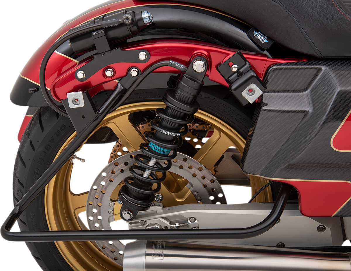 Legend Black 13" Standard Revo-ARC Rear Shocks 2014-2024 Harley Touring FLHX