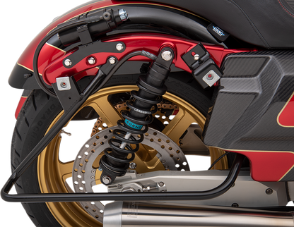 Legend Black 13" Standard Revo-ARC Rear Shocks 2014-2024 Harley Touring FLHX