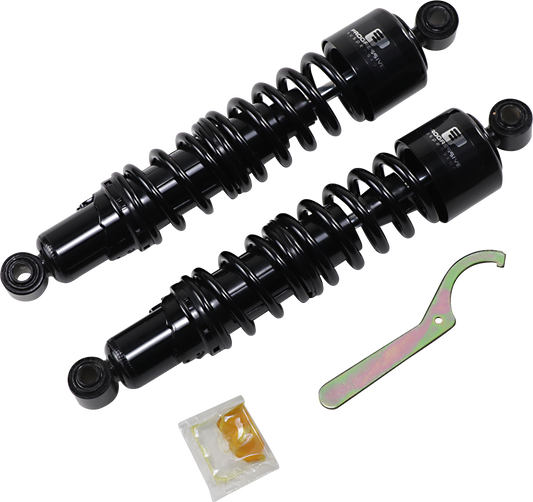 Progressive 412 Series Black Rear 14" Shocks for 1999-2017 Harley Super Glide