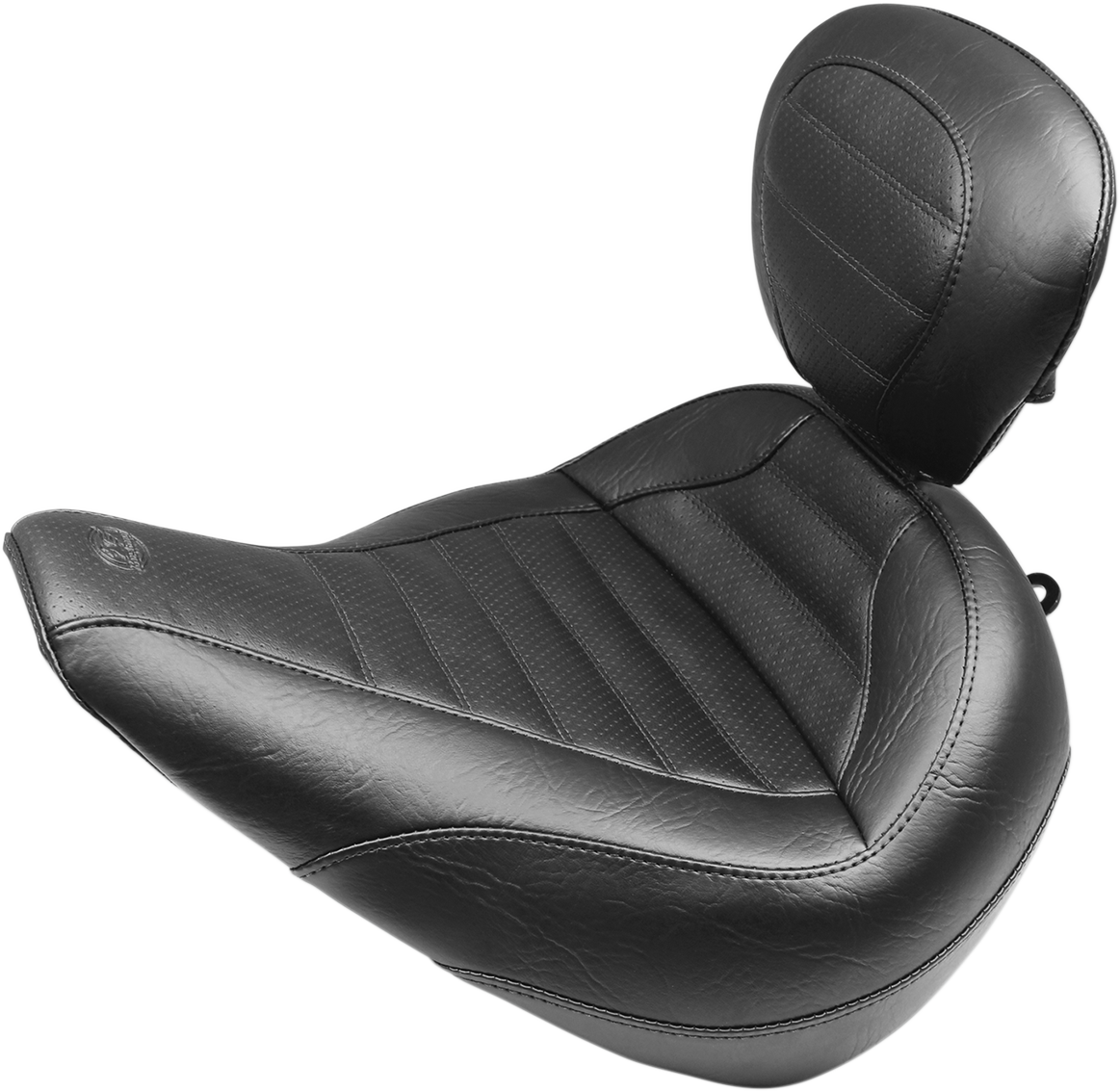 Mustang Tour Tuck n Roll Solo Seat & Backrest 2018-2022 Harley Softail Breakout