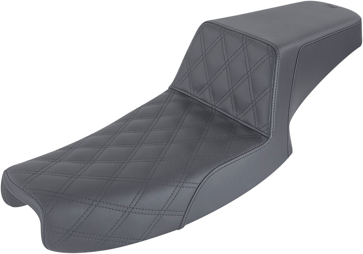Saddlemen Step Up Front Lattice Seat fits 1991-1995 Harley Dyna Models FXDB FXDL