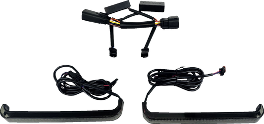 Custom Dynamics Low Profile Smoke Saddlebag Lights for 2026 Harley Touring