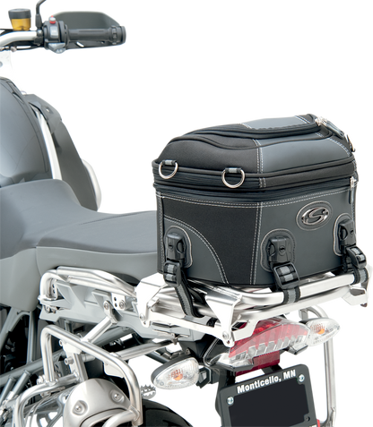 Saddlemen Adventure Motorcycle Rear Rack Expandable Luggage Storage Bag EX000649
