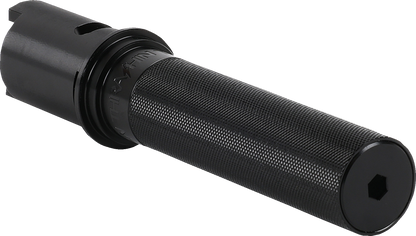 Thrashin Knurled Black Gen 2 TBW 1" Throttle Tube for 2023-2025 Harley Touring