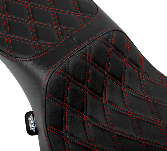 Drag Specialties Extended Reach Predator III Seat for 2023-2025 Harley Touring