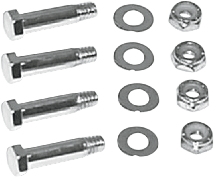 Colony Chrome Floorboard Hinge Bolt Kit 1982-1998 Harley Touring FLHT FLT FLTC
