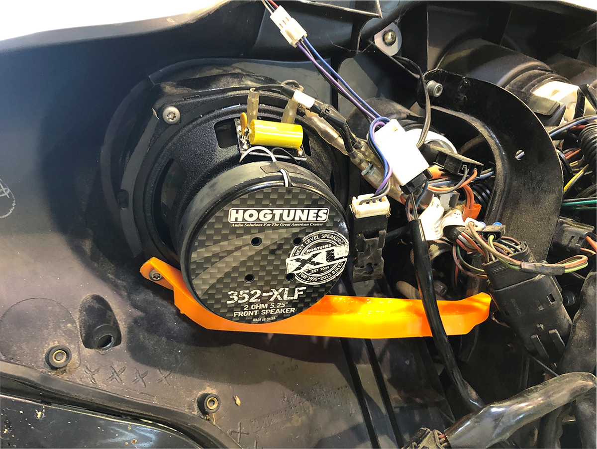 Hogtunes Xl Series 2 Ohm Front Fairing Speakers 1998-2013 Harley Touring Models