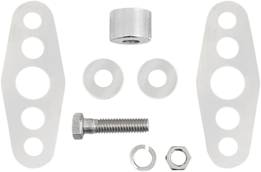 Memphis Shades Long Polished Motorcycle 3" Headlight Extension Block Harley