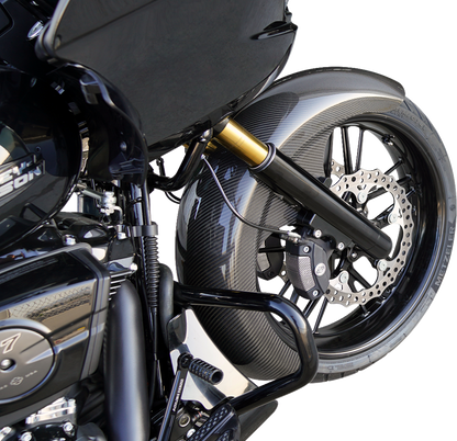 Arlen Ness Fat Wrapper 21" Carbon Fiber Front Fender for 2023-25 Harley Touring
