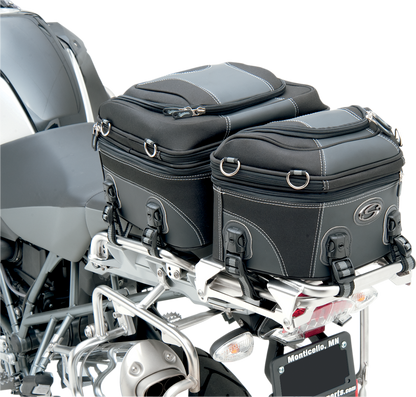Saddlemen Adventure Motorcycle Rear Rack Expandable Luggage Storage Bag EX000649