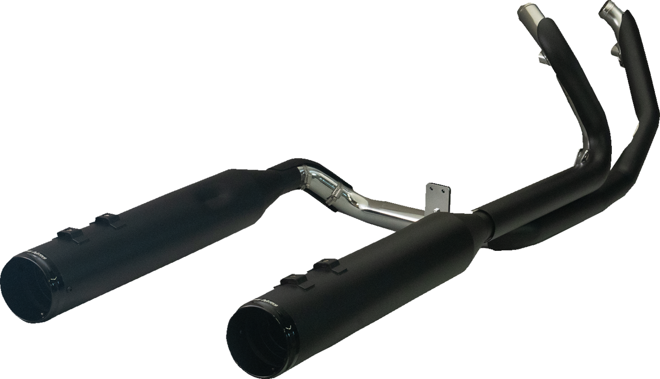 Khrome Werks 2-2 Dominator Black Exhaust System fits 2009-2016 Harley Touring