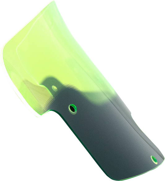 Klock Werks 8" Green Kolor Flare Fairing Windshield 2020-2023 Indian Challenger