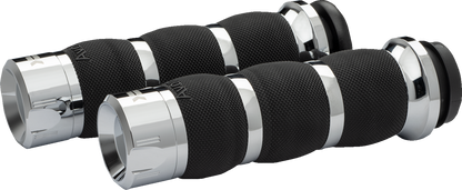 Khrome Werks Klassic Air Cushion Hand Grips for 1980-2022 Harley Touring Softail