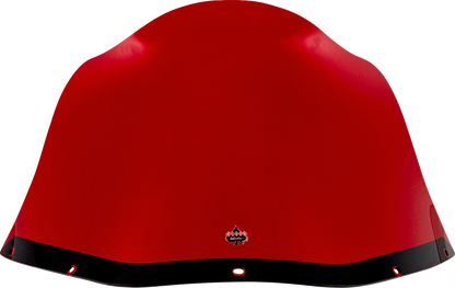 Klock Werks Kolor Flare 12.5" Red Windshield fits Saddlemen S-RT Mini Fairing